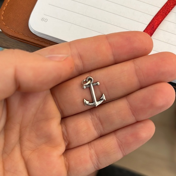 Sterling Silver Anchor Charm - Picture 1 of 1
